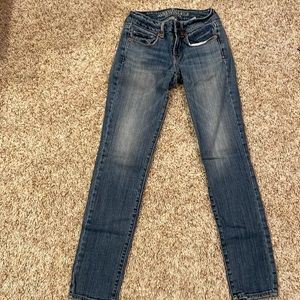 American Eagle Skinny Stretch jeans, size 0